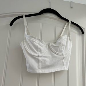 American apparel crop top  
Cotton